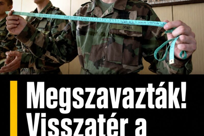 Szükségalapú sorkatonaság 2026-tól !Döntött a Parlament: megszavazták a sorkatonasággal kapcsolatos törvénymódosítást – itt a hatálybalépés időpontja