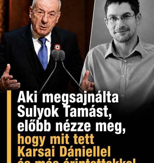 Aki most sajnálja Sulyok Tamást, olvassa el, mit tett Karsai Dániellel és más áldozatokkal