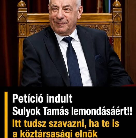 Petíció indult Sulyok Tamás távozására