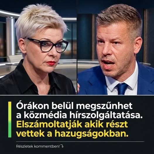 Órákon belül megszűnhet a közmédia hírszolgáltatása – A TISZA beszántja a közpénzből működtetett propagandát, és elszámoltatja akik ebben résztvettek