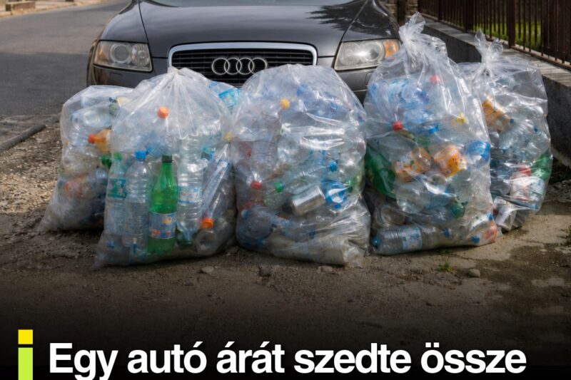 Egy autó árát szedte össze visszaváltós palackokból egy kecskeméti férfi – most börtönt kér rá az ügyészség