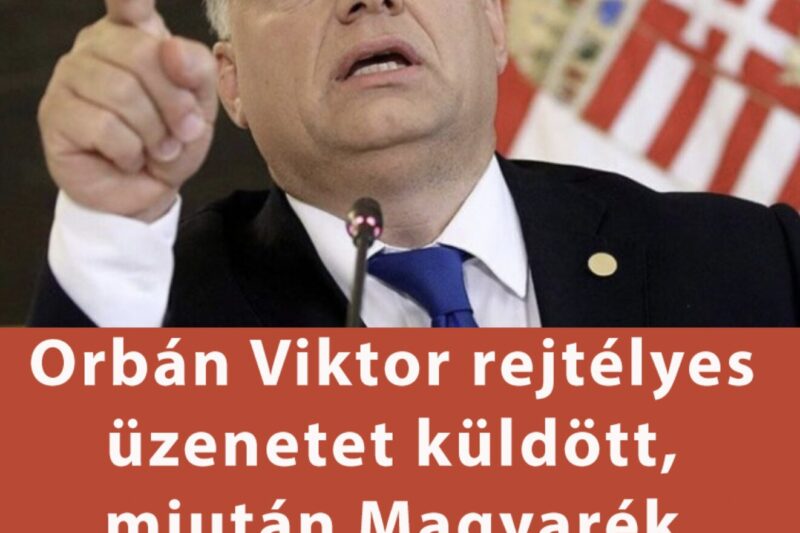 Orbán Viktor rejtélyes üzenetet küldött, miután Magyarék kirúgták a TEK vezetőjét