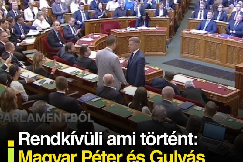 Rendkívüli ami történt: Magyar Péter és Gulyás úgy összeszólalkozott, hogy mindenki csak nézett