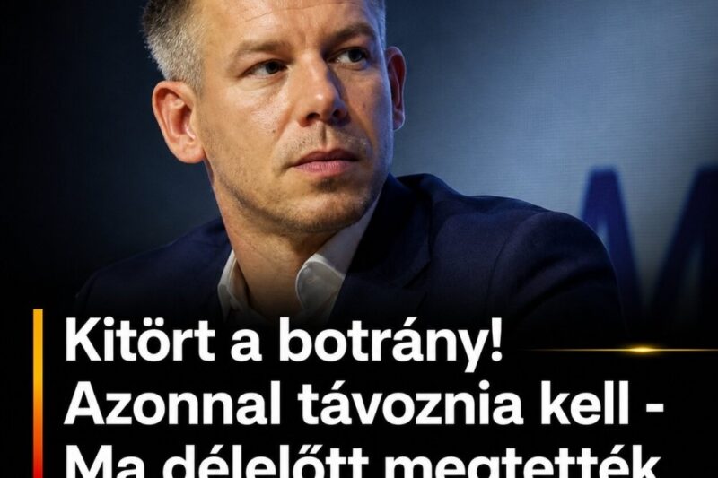Kitört a botrány! Azonnal távoznia kell – Ma délelőtt megtették Magyar Péterrel