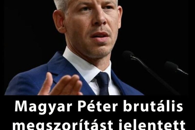 MagyarPéter brutális megszorítást jelentett be: ők fogják igazán megérezni – mutatjuk!