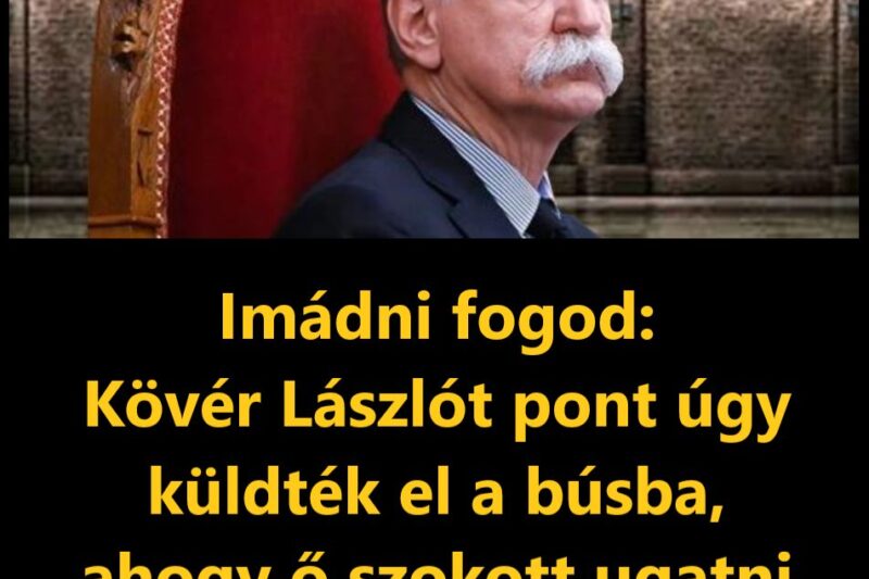 Imádni fogod: Kövér Lászlót pont úgy küldték el a búsba, ahogy ő szokott ugatni a székéről