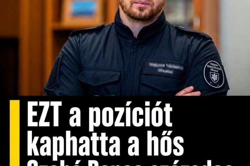 Most jött!!! Bekövetkezett a felfoghatatlan! EZT a pozíciót kaphatta a hős Szabó Bence százados – ERRE ki számított?! – Mutatjuk: