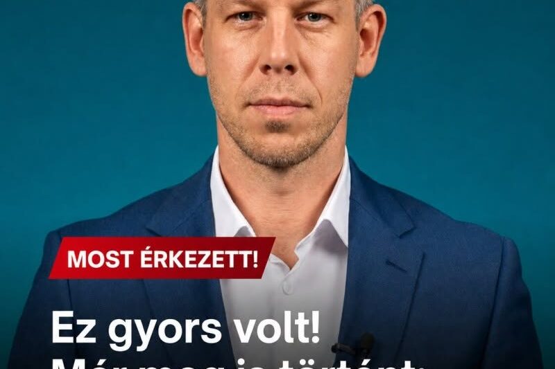 Ez nagyon gyors volt! Már meg is történt: leváltotta őt Magyar Péter, vége van!