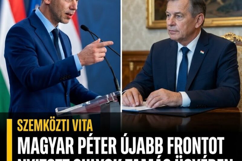 ⚡ Magyar Péter újabb frontot nyitott Sulyok Tamás ügyében!