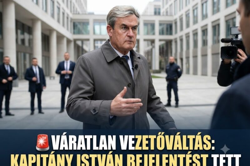 🚨 Kapitány István váratlan vezetőváltást jelentett be – ez gyors volt!