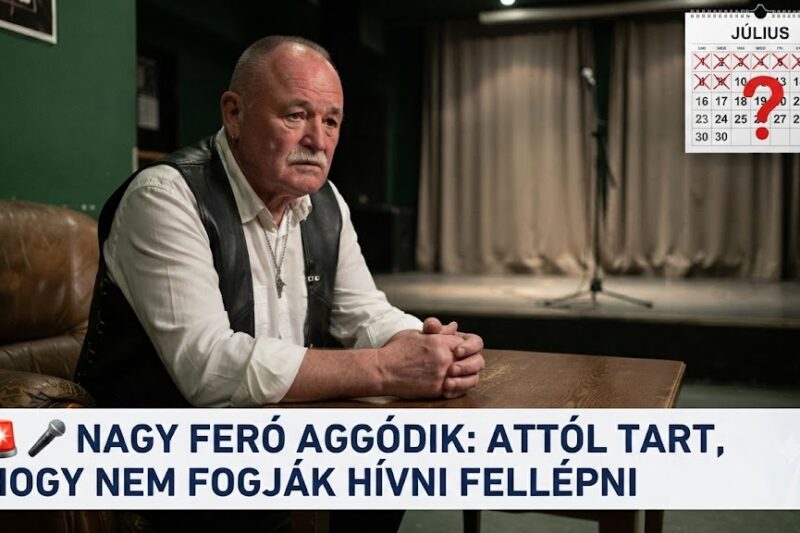 🎤 Nagy Feró aggodalmát fejezte ki: attól tart, hogy nem fogják hívni fellépni