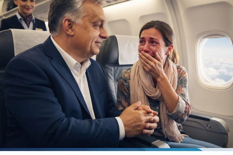 ✈️ Friss! Sírva fakadt a nő, aki a fapados repülőn találkozott Orbán Viktorral (+videó)