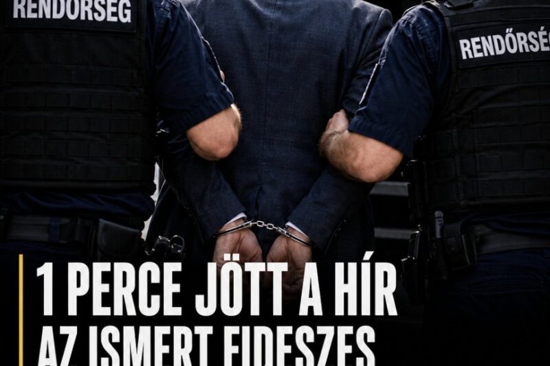 1 perce jött a hír az ismert fideszes politikus letartóztatásáról: nagyon súlyos a helyzet – MindenegybenBlog