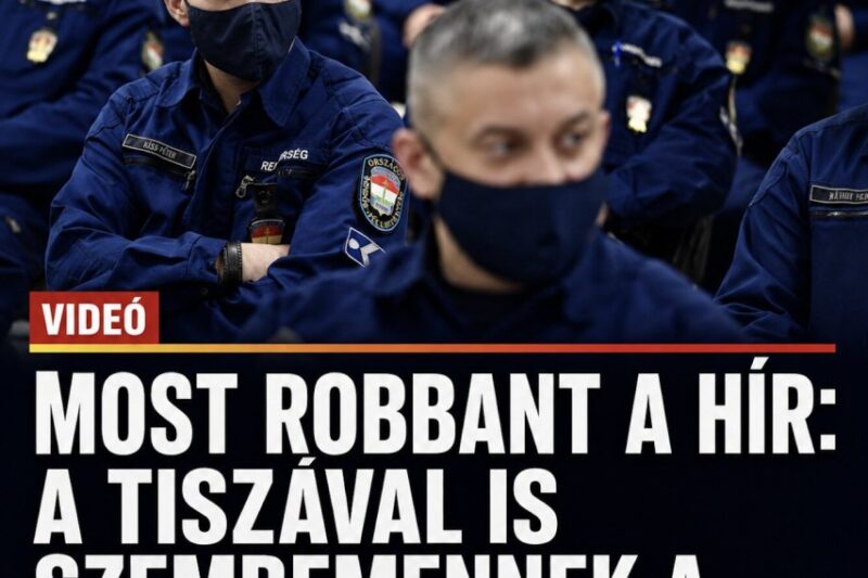 Most robbant a hír: A Tiszával is szembemennek a rendvédelmi dolgozók! 👇𝐂𝐢𝐤𝐤 𝐚 𝐡𝐨𝐳𝐳𝐚́𝐬𝐳𝐨́𝐥𝐚́𝐬𝐨𝐤𝐧𝐚́𝐥! – MindenegybenBlog