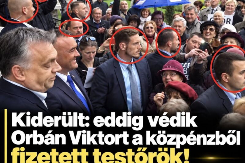 Kiderült: eddig védik Orbán Viktort a közpénzből fizetett testőrök! 👇𝐂𝐢𝐤𝐤 𝐚 𝐡𝐨𝐳𝐳𝐚́𝐬𝐳𝐨́𝐥𝐚́𝐬𝐨𝐤𝐧𝐚́𝐥! – MindenegybenBlog