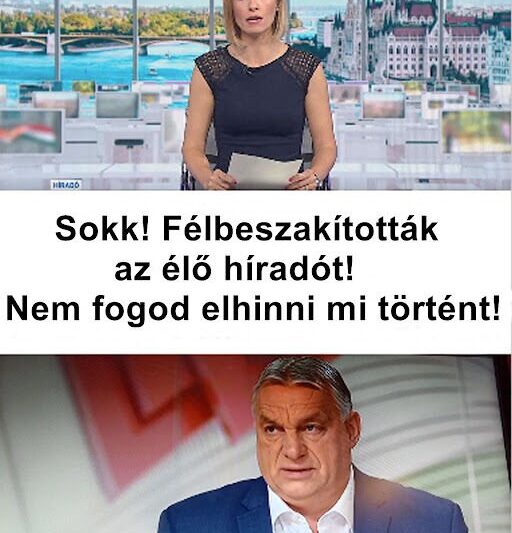 Félbeszakították az élő Híradót! – Magyarvilag.com